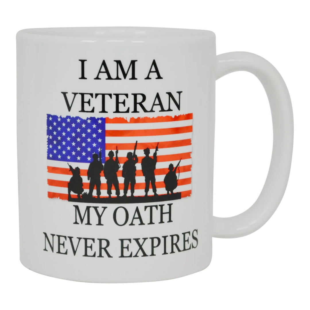 USA Flag American I Am A My Oath Never Expires 