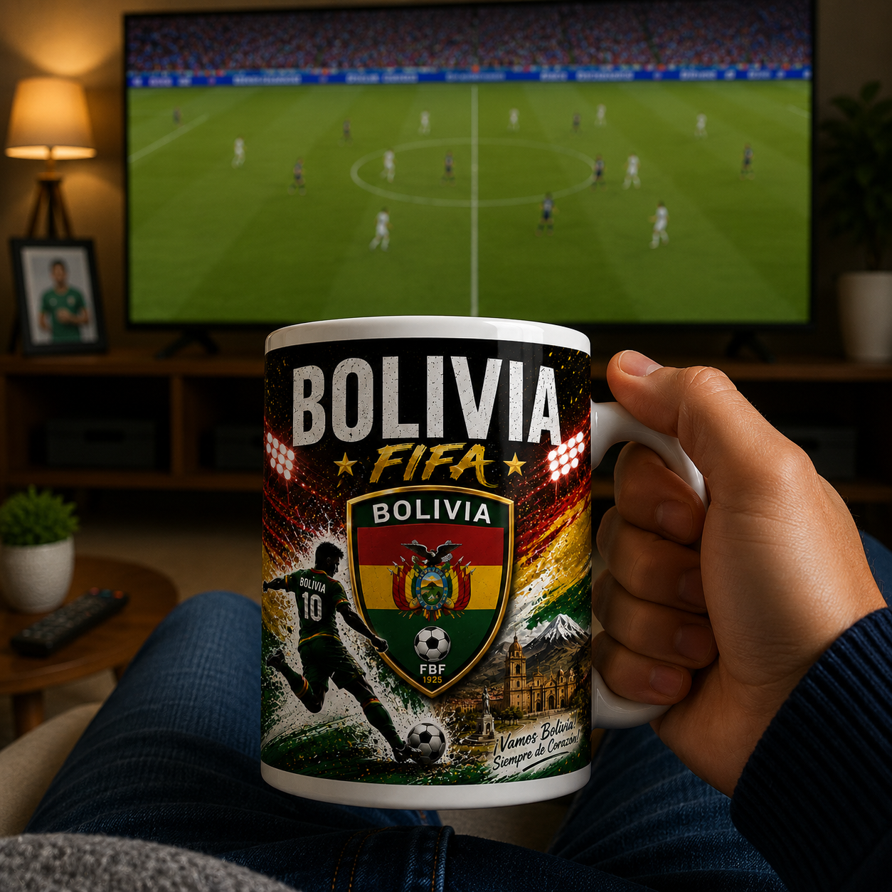 FIFA 2026 Bolivia Football All Over Print Mug