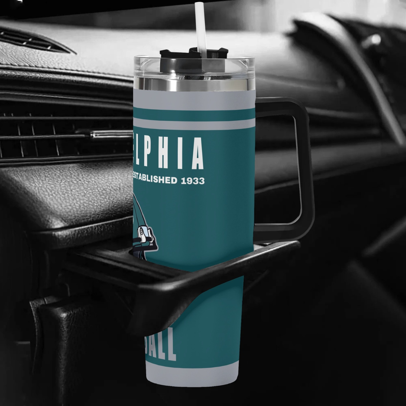 Philadelphia Football Theme 40oz Stainless Steel Insulated Tumbler