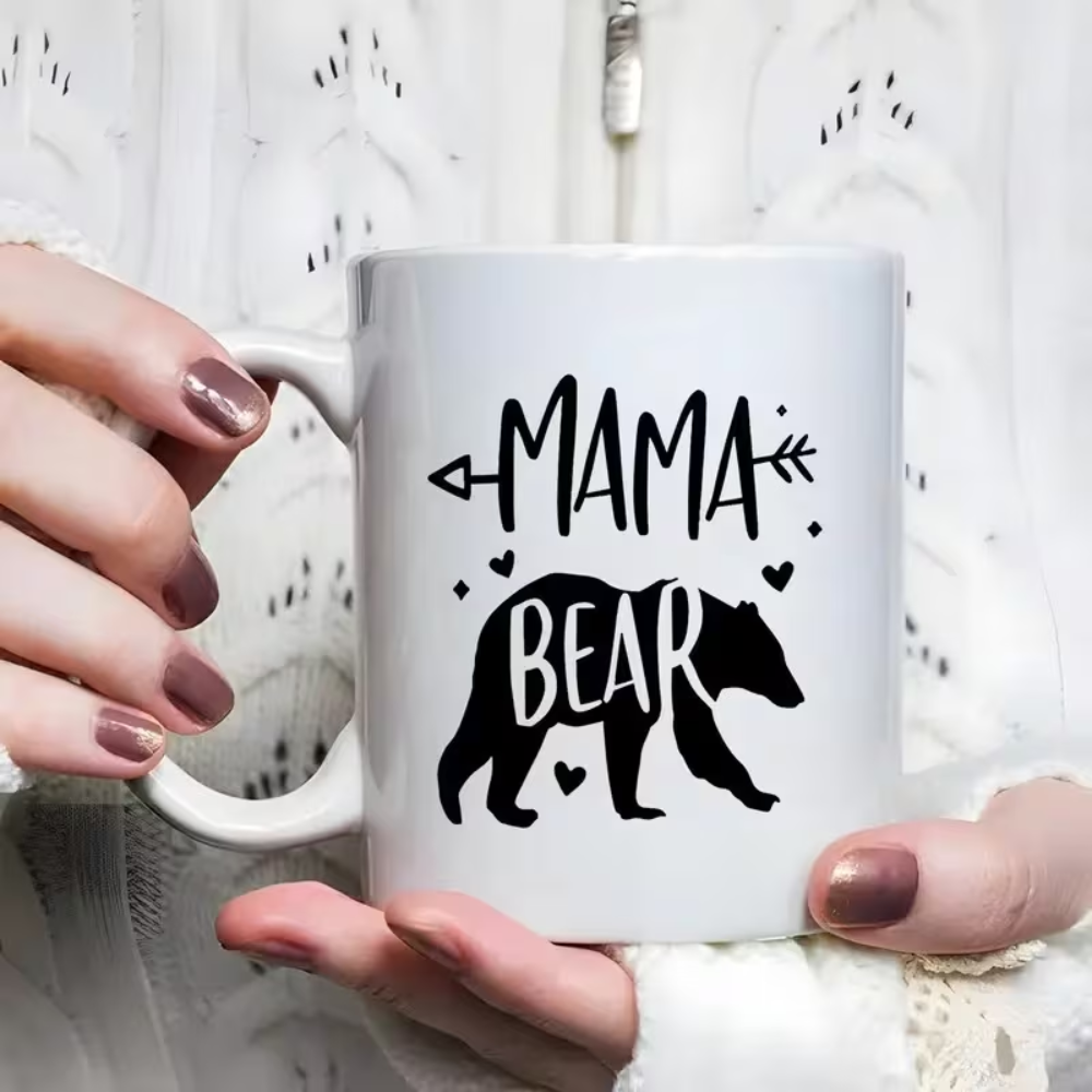 1 Piece 11Oz Ceramic Coffee Mug Mama Bear Mothers Day Cup