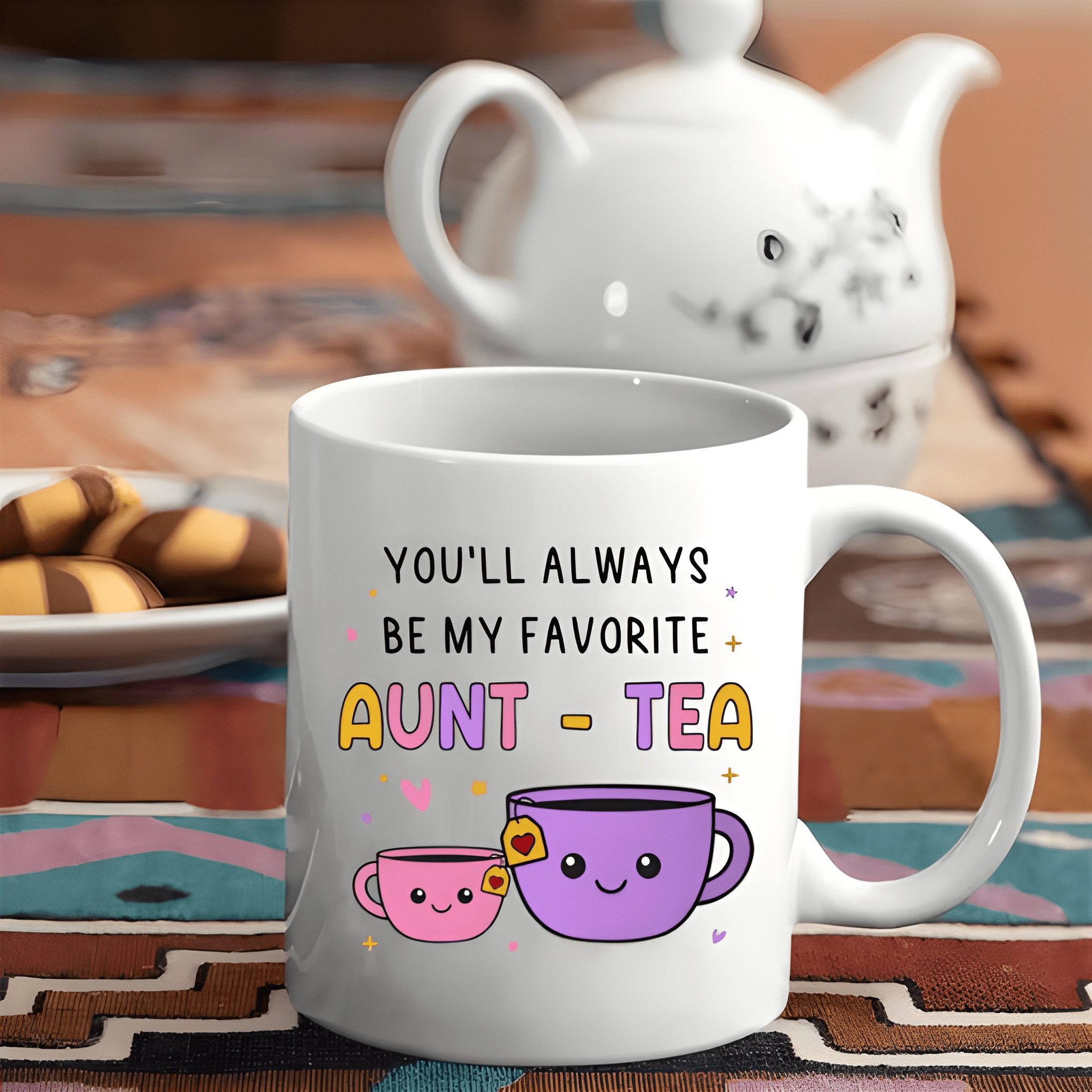 11 oz Ceramic Smiling Face Coffee Mug with Message Drinkware 1pc