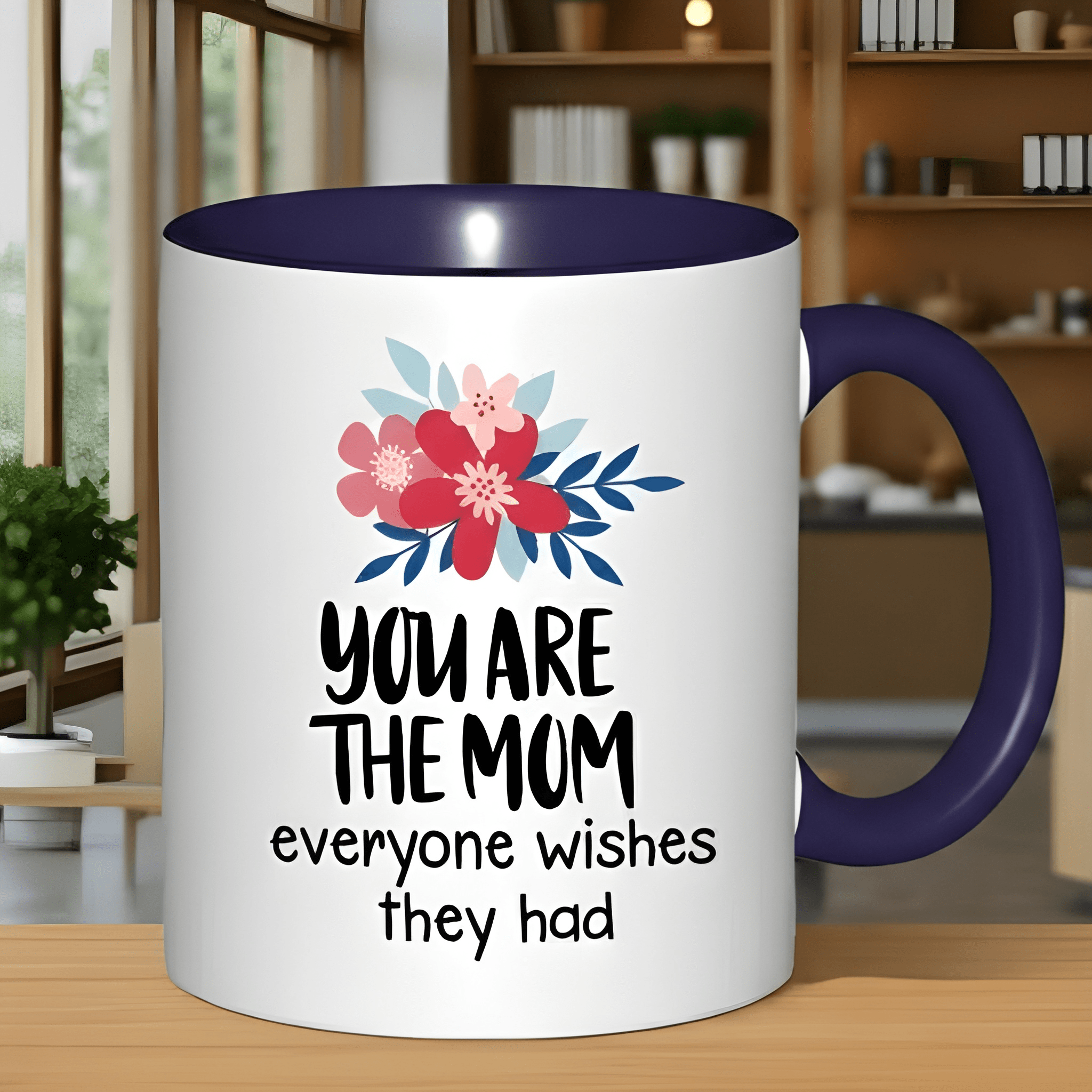 Ceramic Coffee Mug With Floral You Are The Mum Design Mothers Day Gift