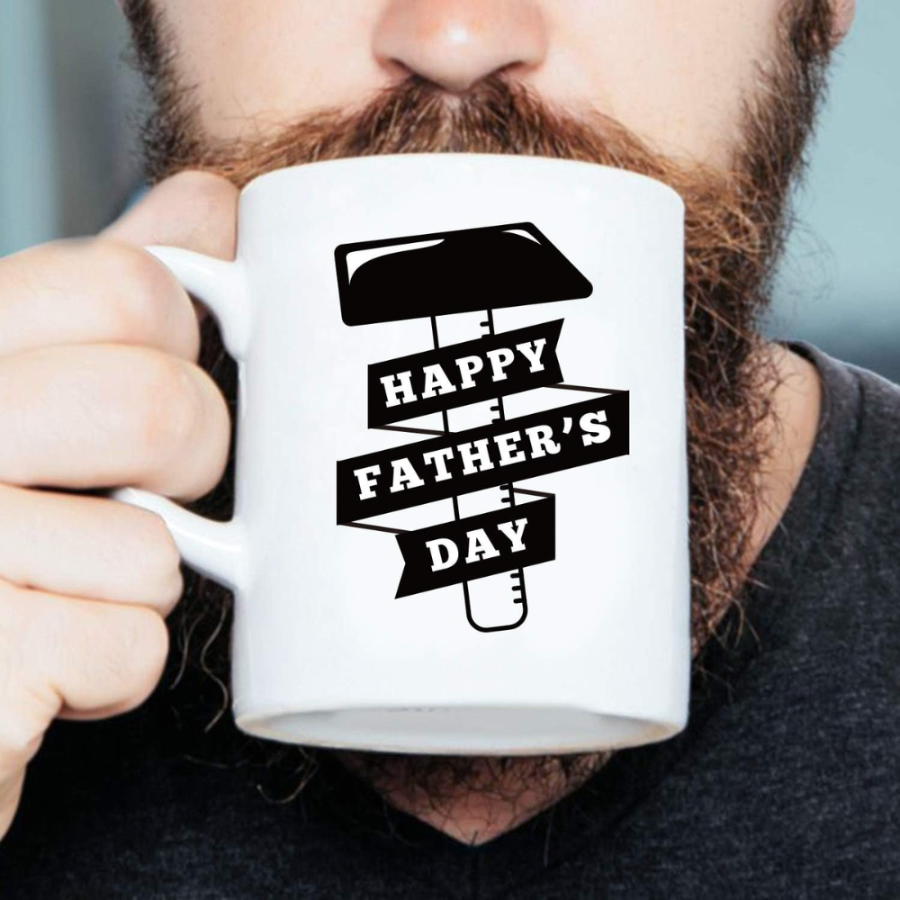 Ceramic Dad Mugs, Cute Coffee Mugs, Trendy and Humorous Ceramic Mugs, Dad''s Coffee Mug, Creative Tools Pattern, Novelty Coffee Mugs for a Heartwarming Brew Experience (Dad''s gift)