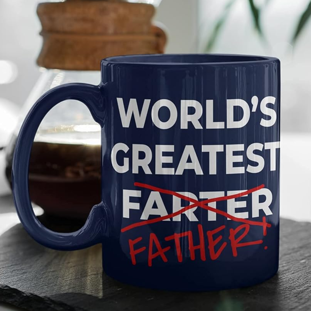 Ceramic Funny Best Farter Ever Coffee Mug for Dad Novelty Drinkware