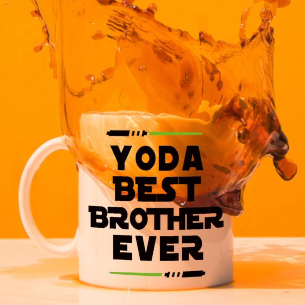 Yo da Best Brother Ever Printed Coffee Mug