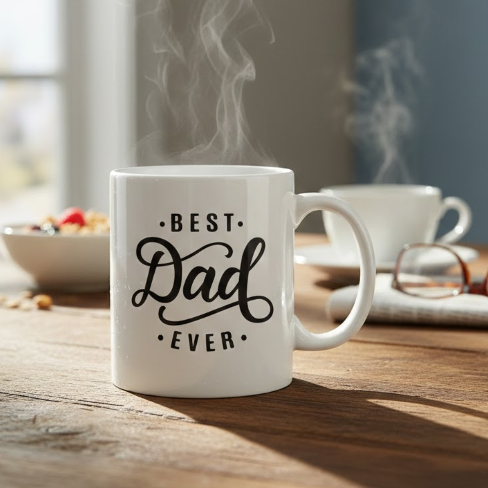 Ceramic Best Dad Ever Coffee Mug Novelty Drinkware