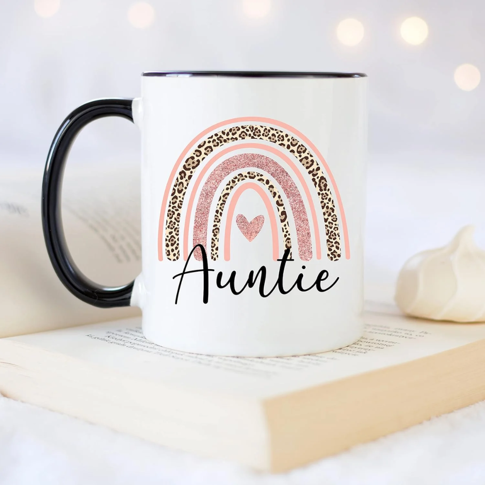 Designs Auntie Mug, 11 Ounces, Aunt Coffee Mug from Niece and Nephew