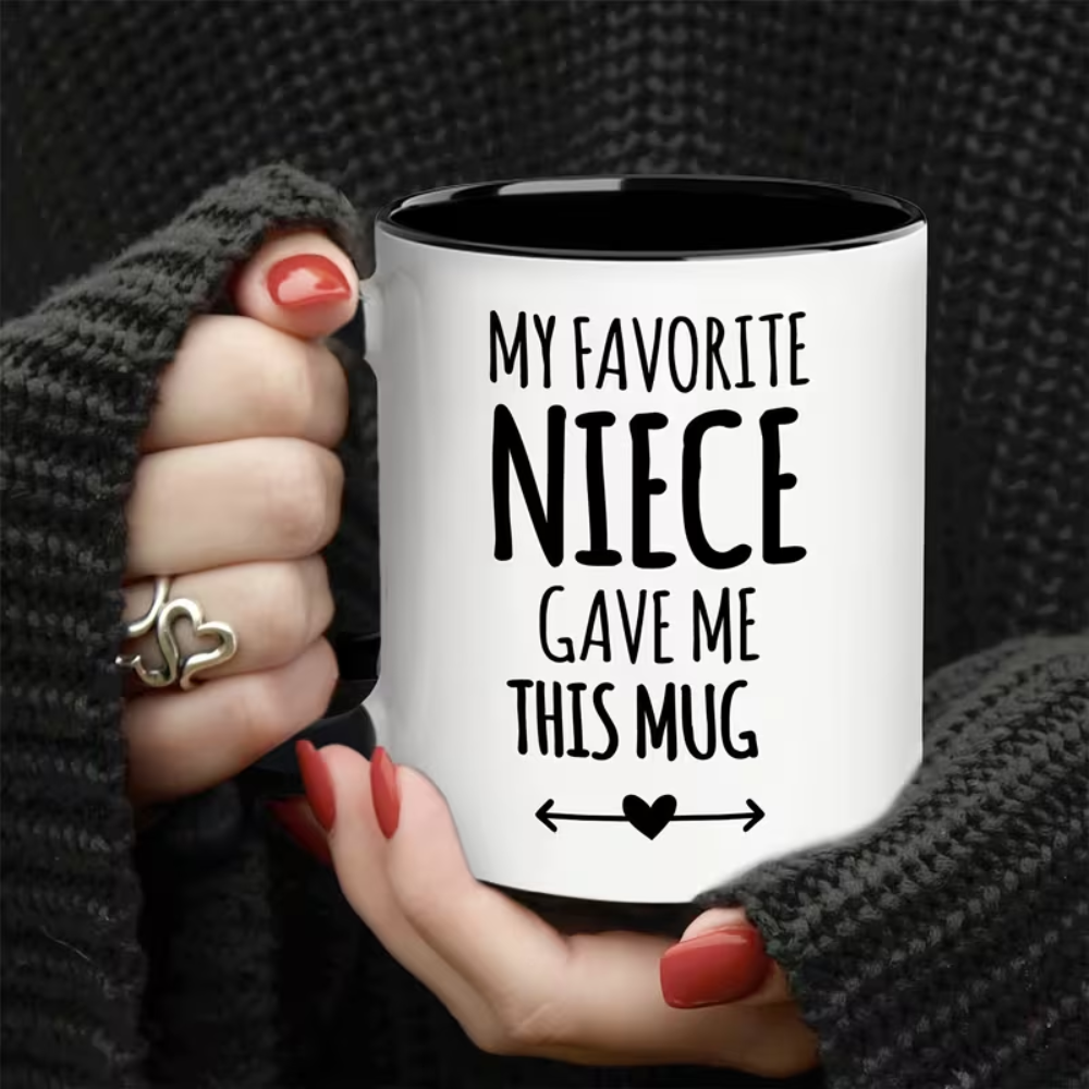 11 oz Ceramic Coffee Mug for Aunt or Uncle Gift Drinkware 1pc