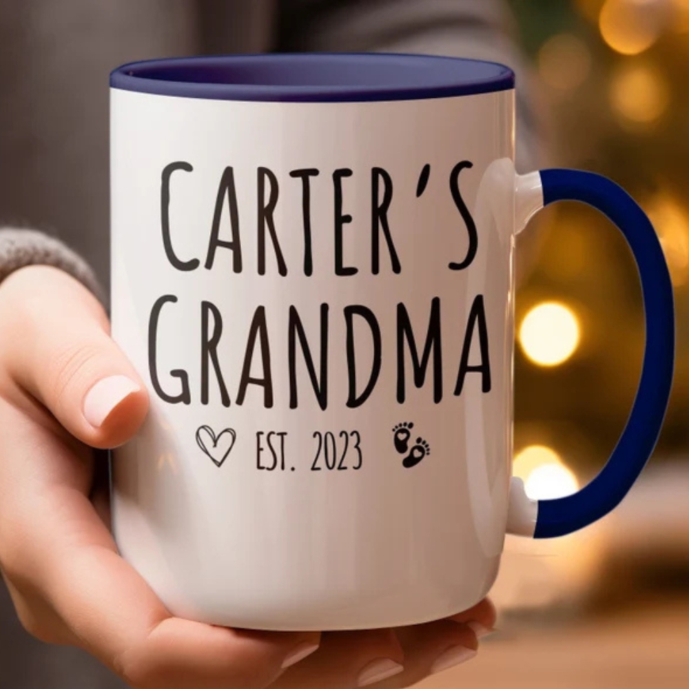 Custom Grandma Mug, Name Mug, Grandma Gifts, Mug
