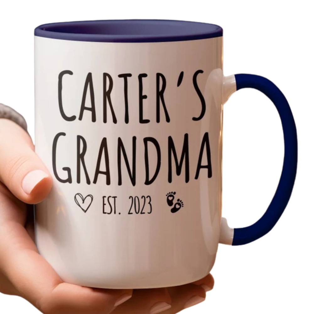 Custom Grandma Mug, Name Mug, Grandma Gifts, Mug