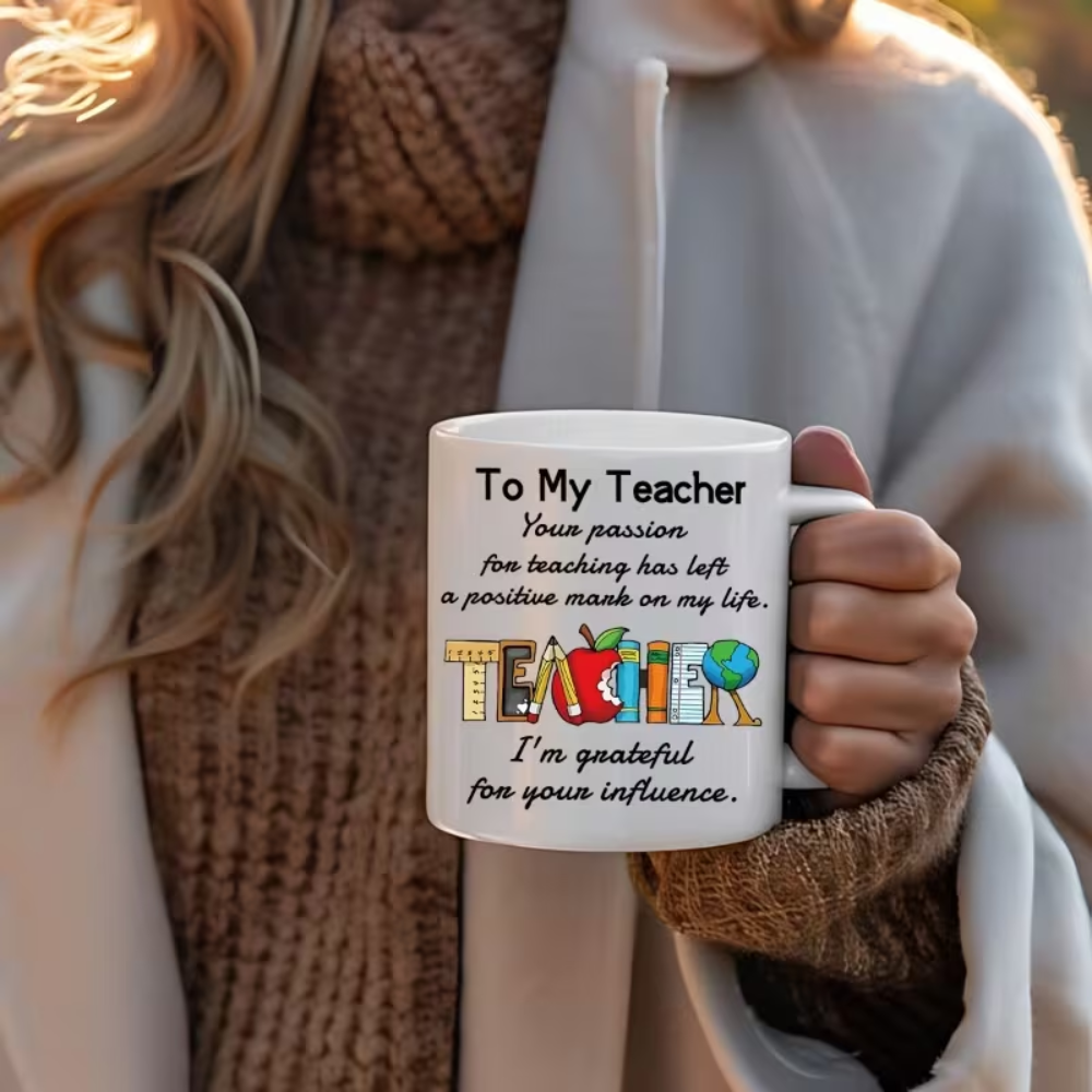 Ceramic Teacher Appreciation Coffee Mug 