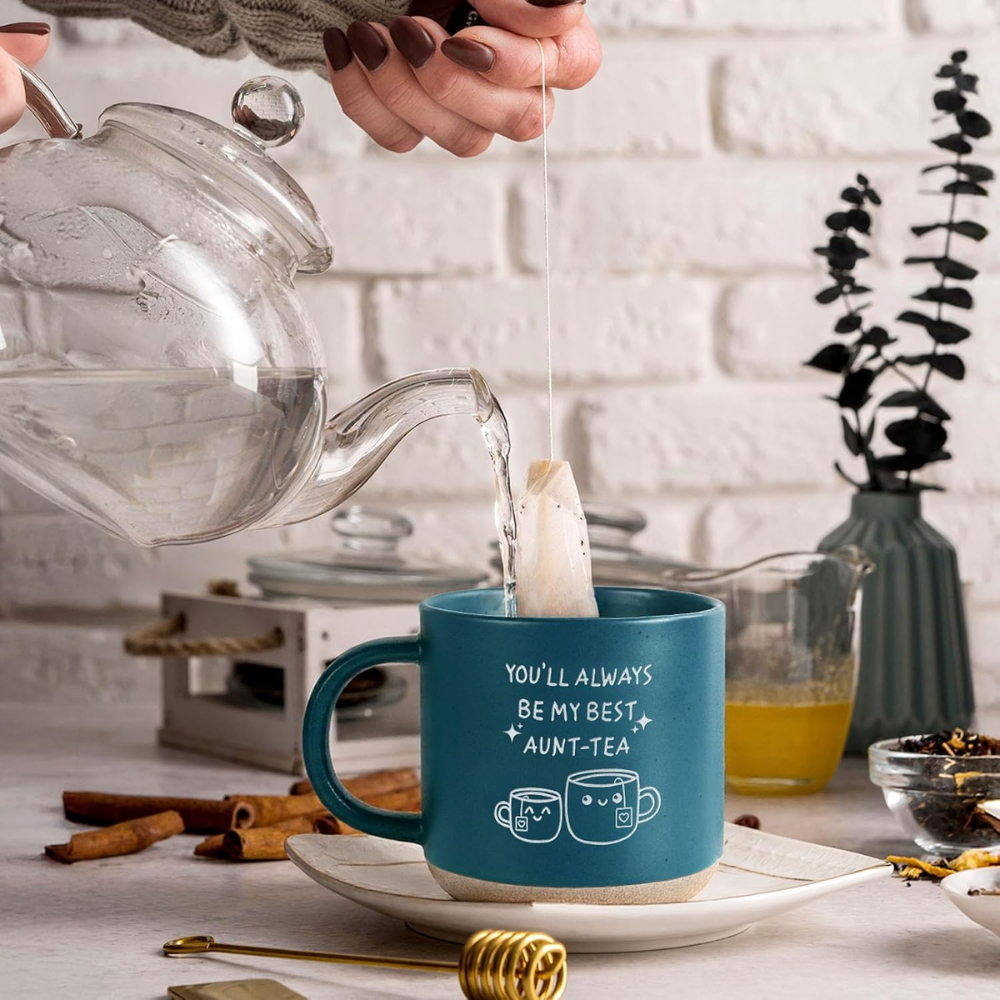 12.8 oz Ceramic Aunt Tea Coffee Mug Aunt Drinkware