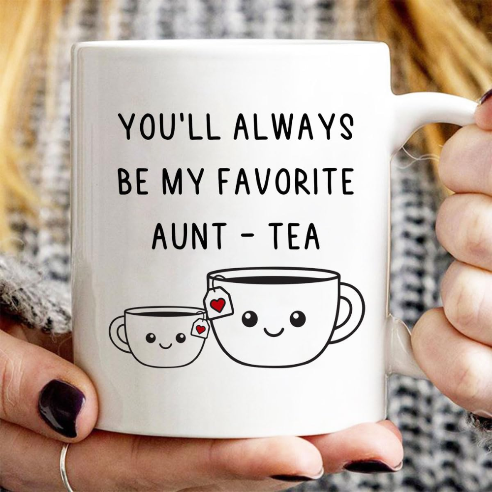 11 oz Ceramic Aunt Tea Funny Coffee Mug Aunt Drinkware
