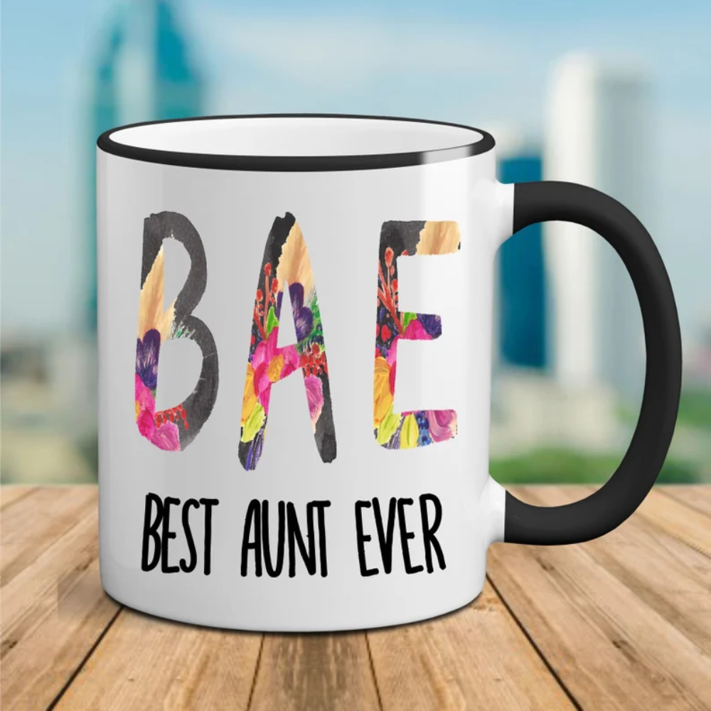 Bae Best Aunt Ever Mug, Bae Mug Best Aunt Ever Mug, Aunt Mug, Aunt Gift, Aunt Coffee Mug, Best Aunt, New Aunt, Christmas Gifts for Aunt