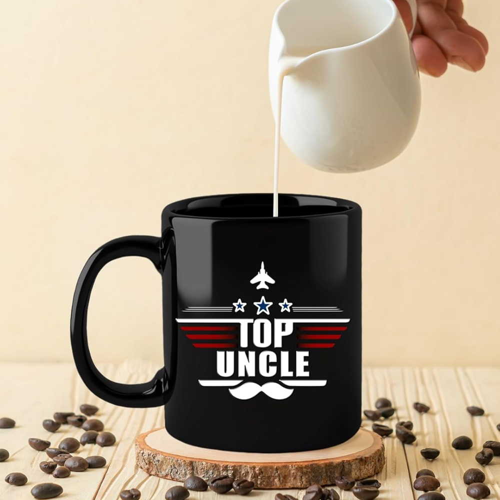 11 oz Ceramic Top Uncle Coffee Mug Drinkware