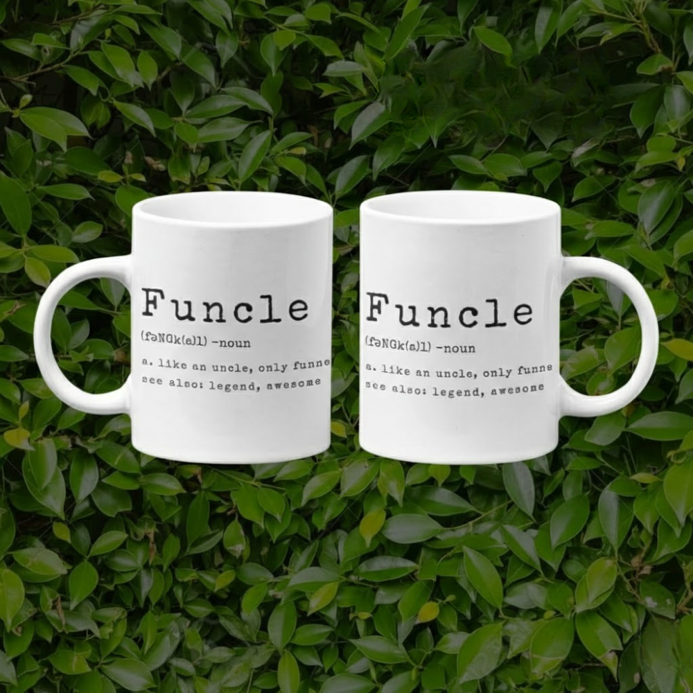 Ceramic Funcle Like a Normal Uncle Coffee Mug Funny Drinkware