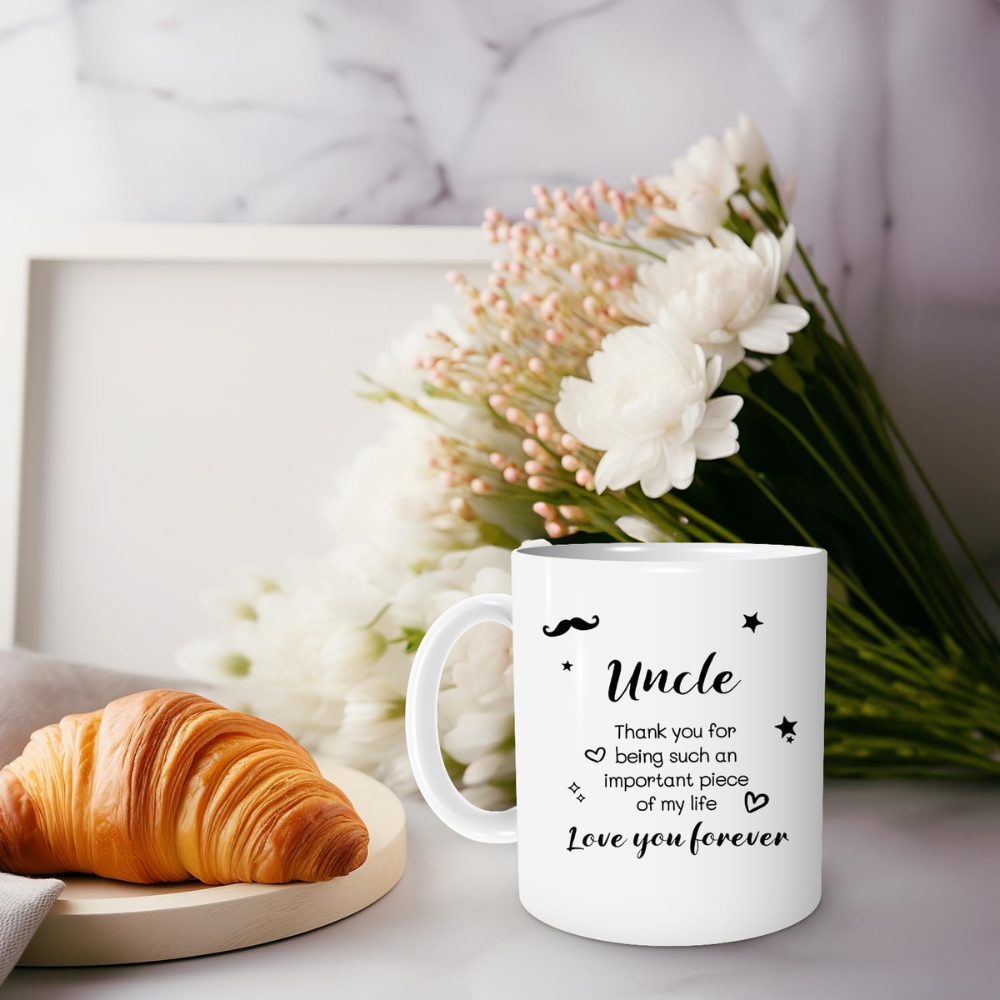 11 oz Ceramic Thank You Uncle Coffee Mug Gift Drinkware
