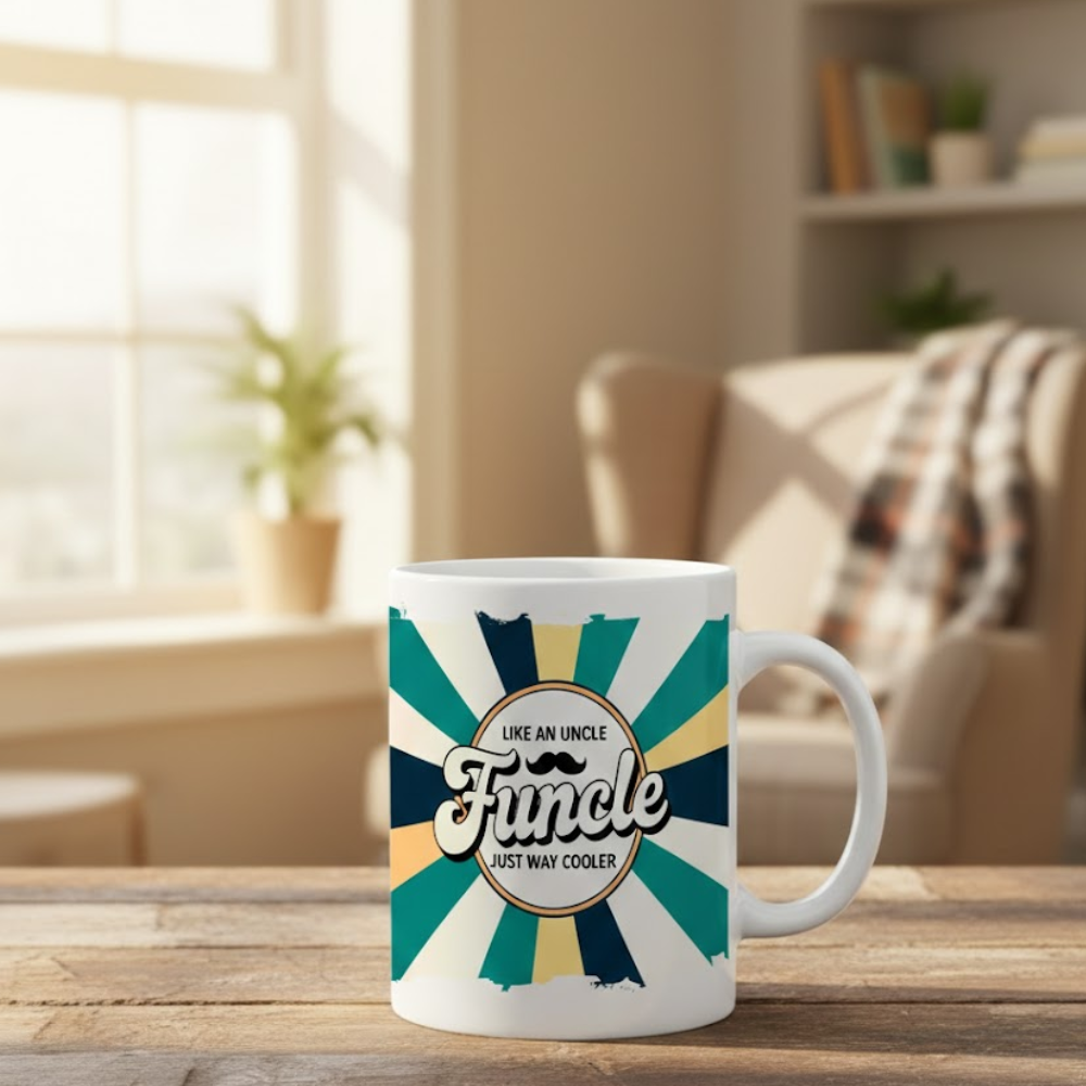 11 oz Ceramic Funcle Definition Coffee Mug Funny Uncle Drinkware