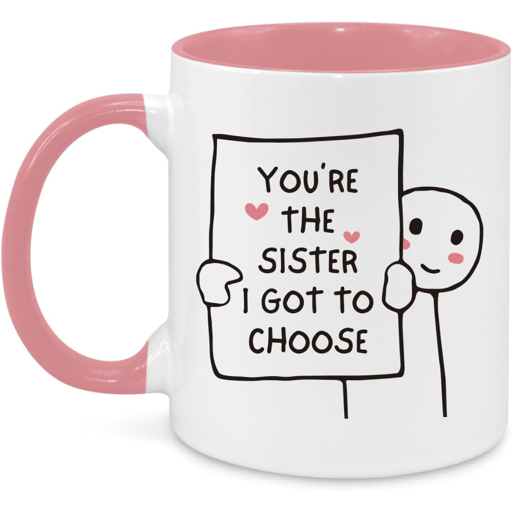 Sister Coffee Mug 11 Oz Sisters Valentines Day, Birthday Gift from Sisters Christian Gifts for Women