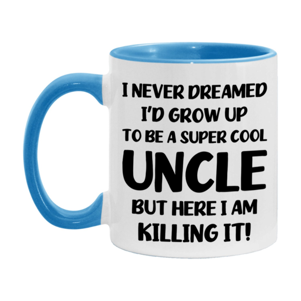 Ceramic Super Cool Uncle Coffee Mug Funny Quote Drinkware