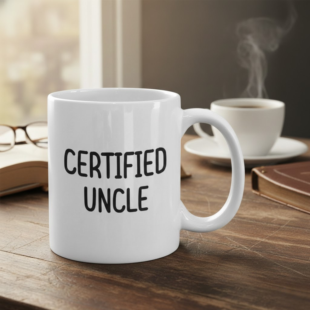 11 oz Ceramic Certified Uncle Funny Coffee Mug Drinkware