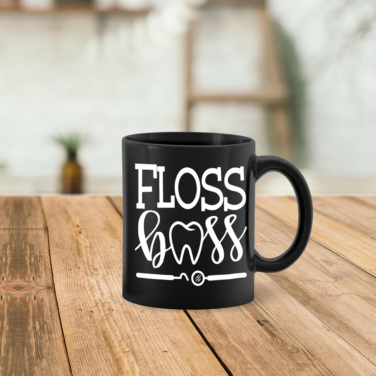 Funny Dental Hygienist Gift Floss Boss Coffee Mug Dentist and Assistant Appreciation Gift 11 Oz