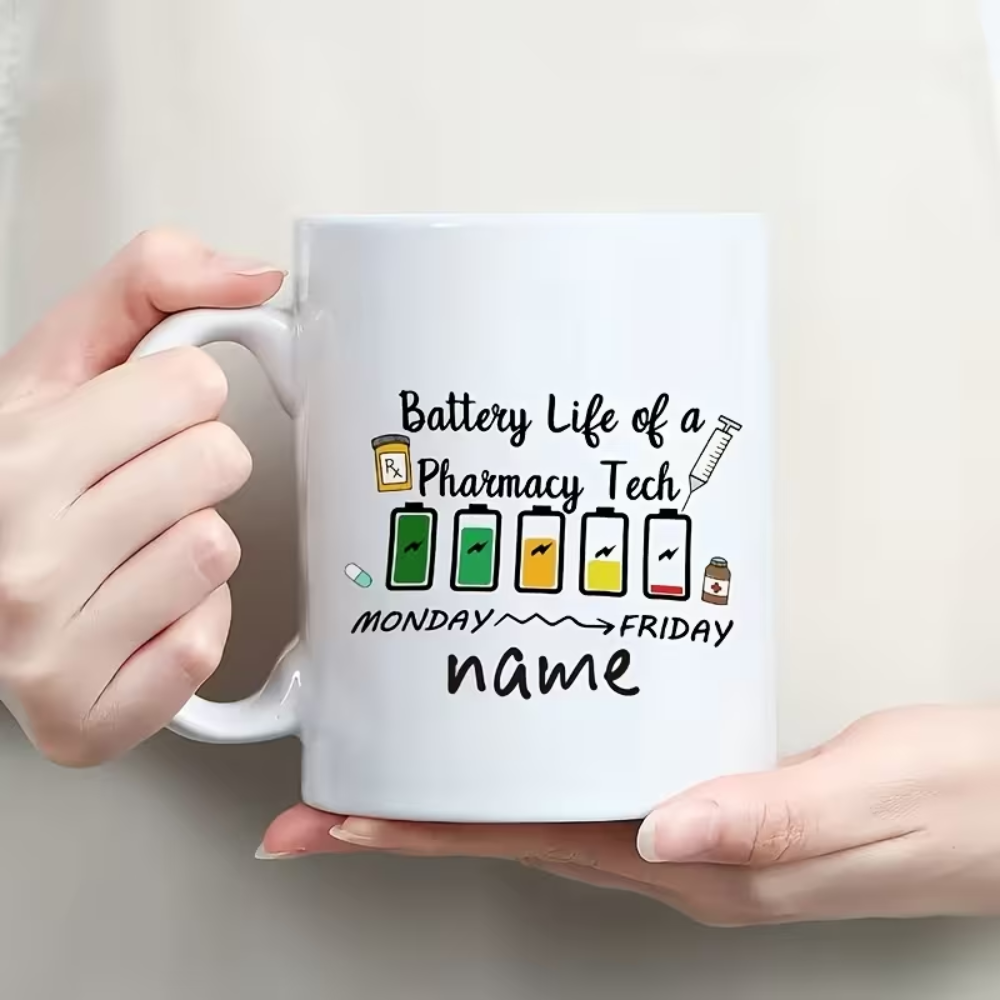 Personalized Doctor Ceramic Coffee Mug with Name and Date Drinkware