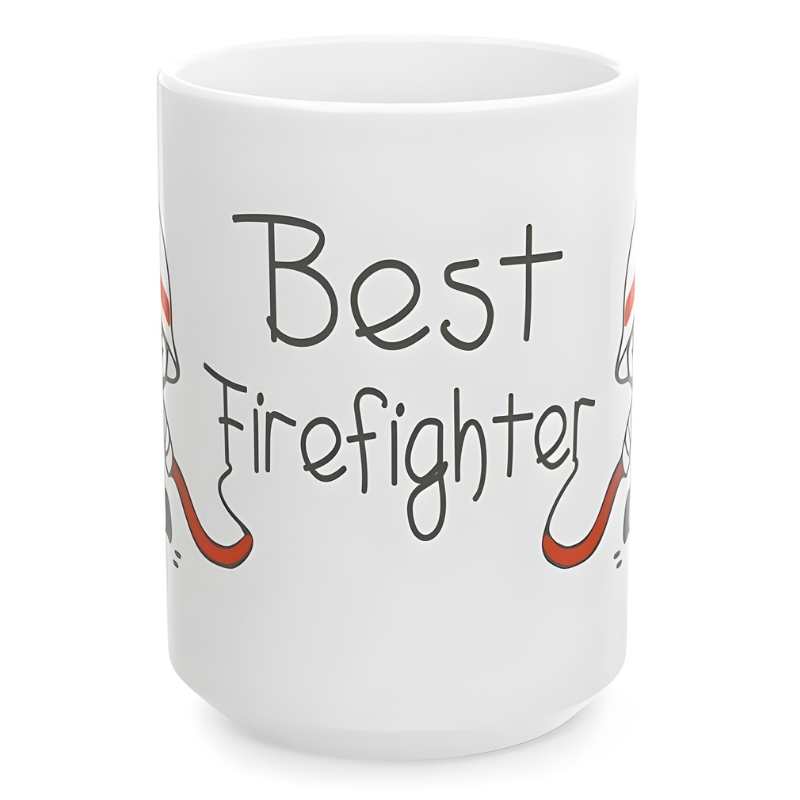 Best Firefighter Coffee Mug Fireman Appreciation Gift Coffee Cup 11 Oz 15 Oz