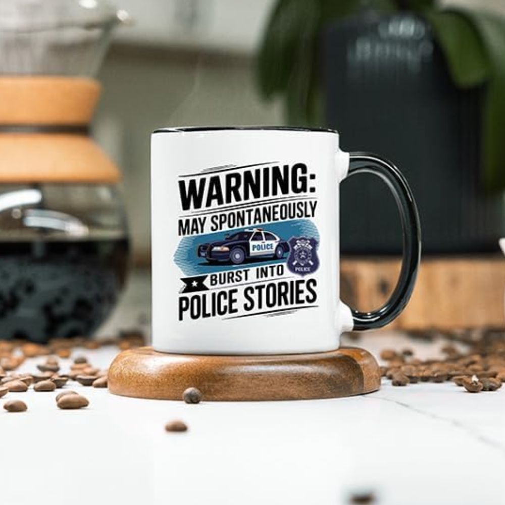 11 oz Ceramic Funny Police Officer Coffee Mug Law Enforcement Drinkware