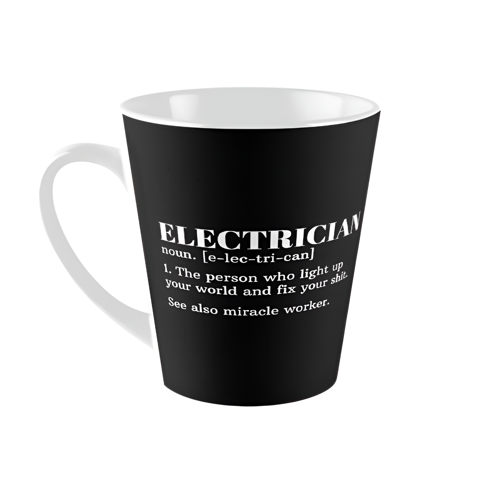 Electrician Definition Printed Ceramic Coffee Mug