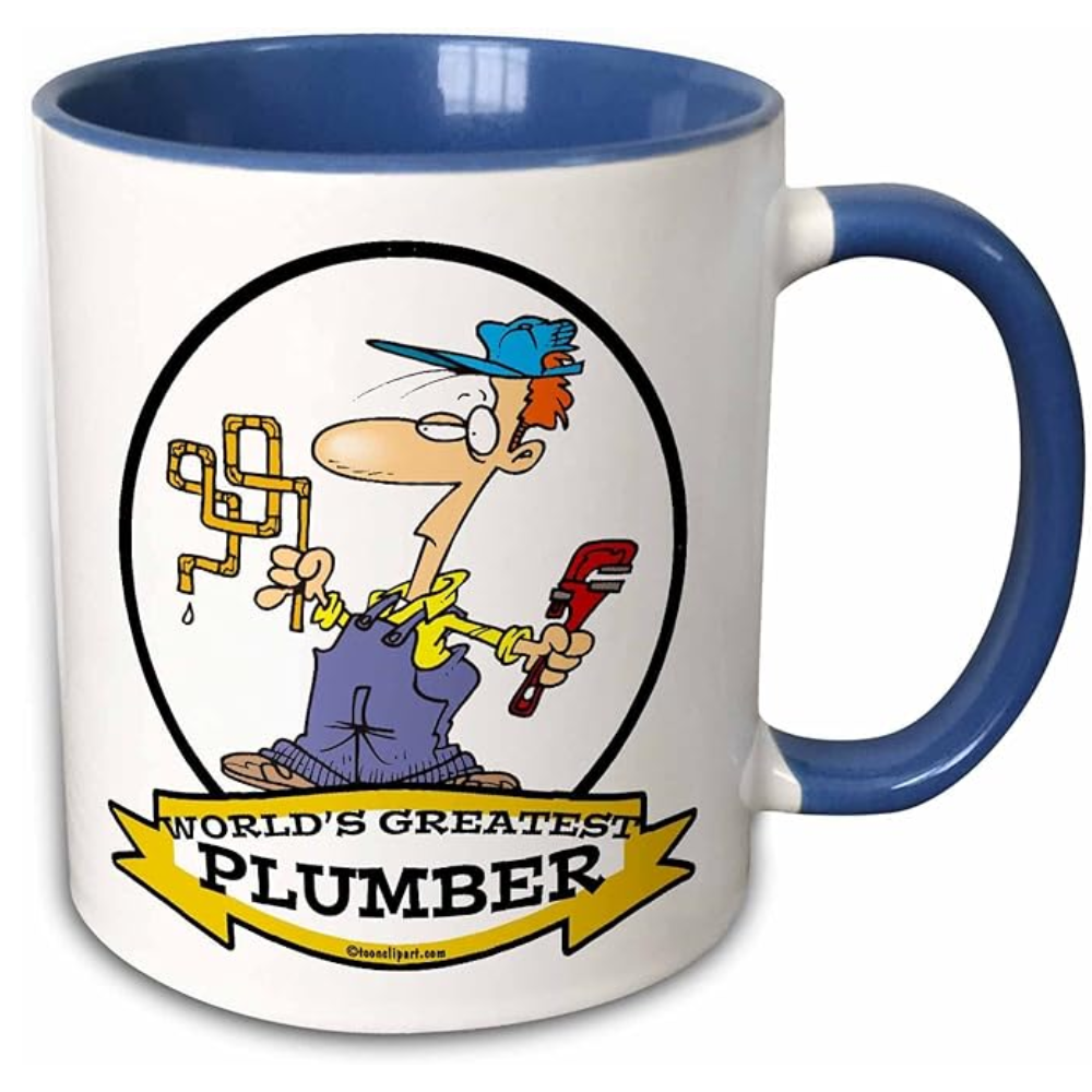 3dRose Funny Worlds Greatest Plumber