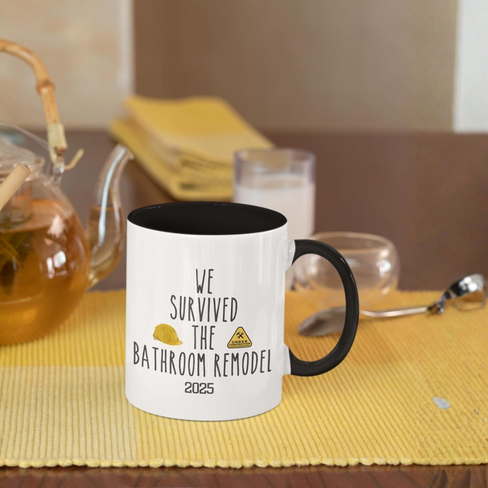 B.A.I. Plumber Coffee Mug Gift Idea, We Survived The Bathroom Remodel 2025