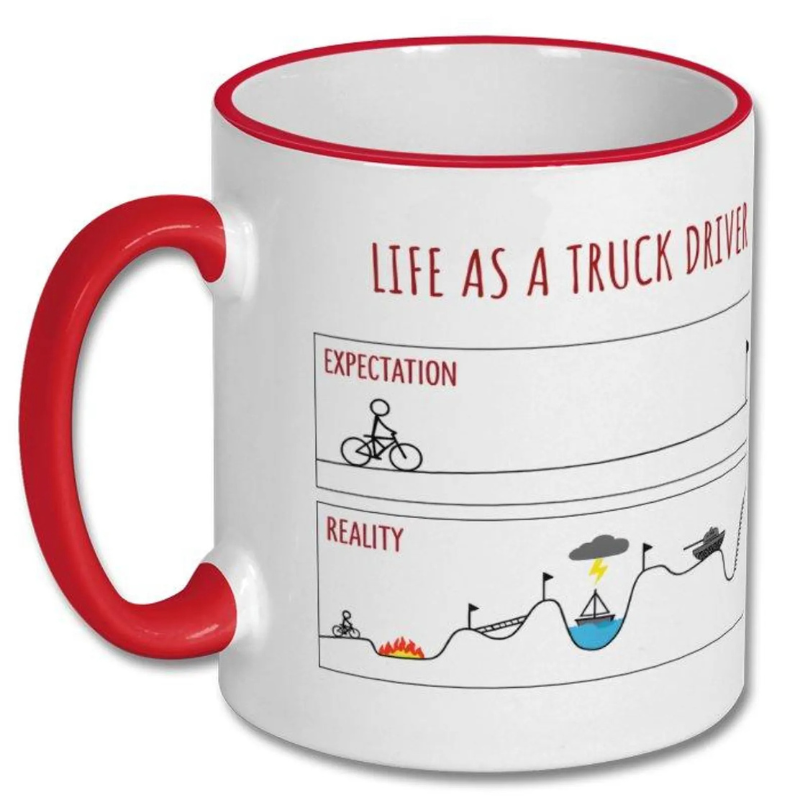 Expectations Vs Reality Truck Driver Funny Gift Truck Driver Gift