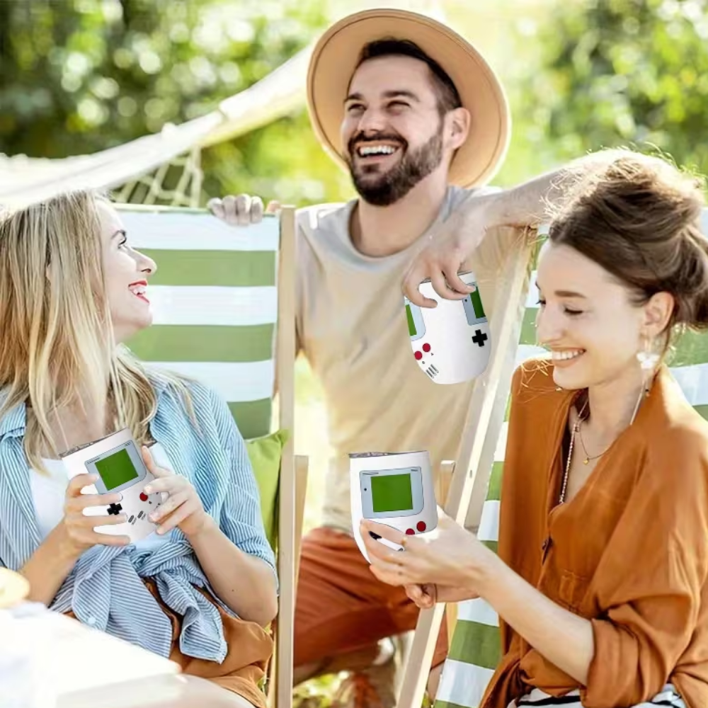 1 Piece Of Retro Gaming Tumbler 12oz Stainless Steel NES Controller Mug