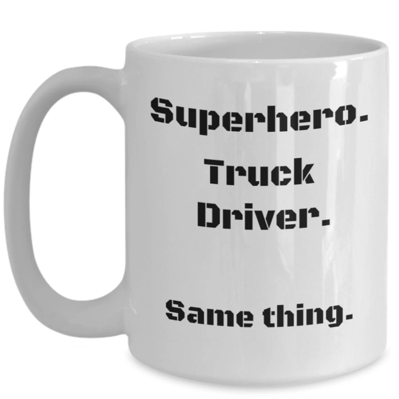 Truck Driver Coffee Mug Funny Gift Idea For Delivery Specialist Tshirt Travel Mug Insulated Tumbler
