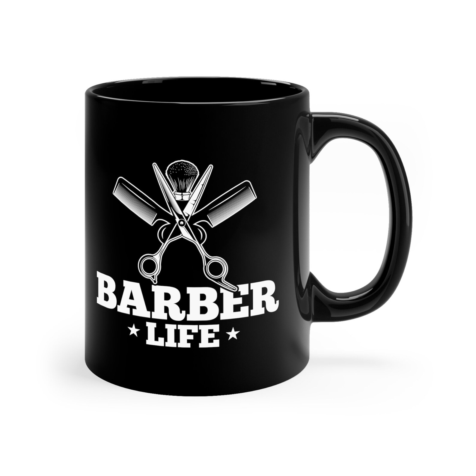 Funny Barber Life Coffee Mug Barber Theme Gift Coffee Cup