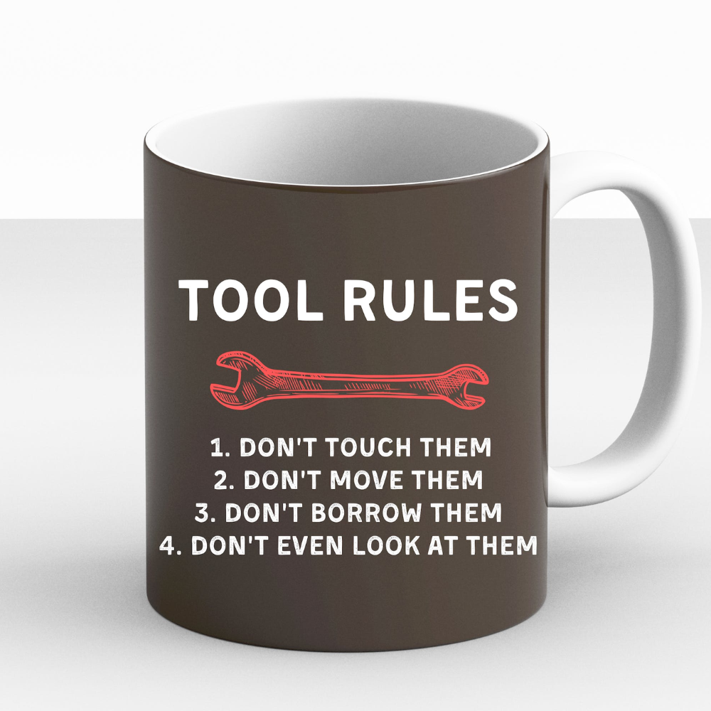 Funny Mechanic Tool Rules Auto Repair Car Mechanic Handyman Trendy New Mug