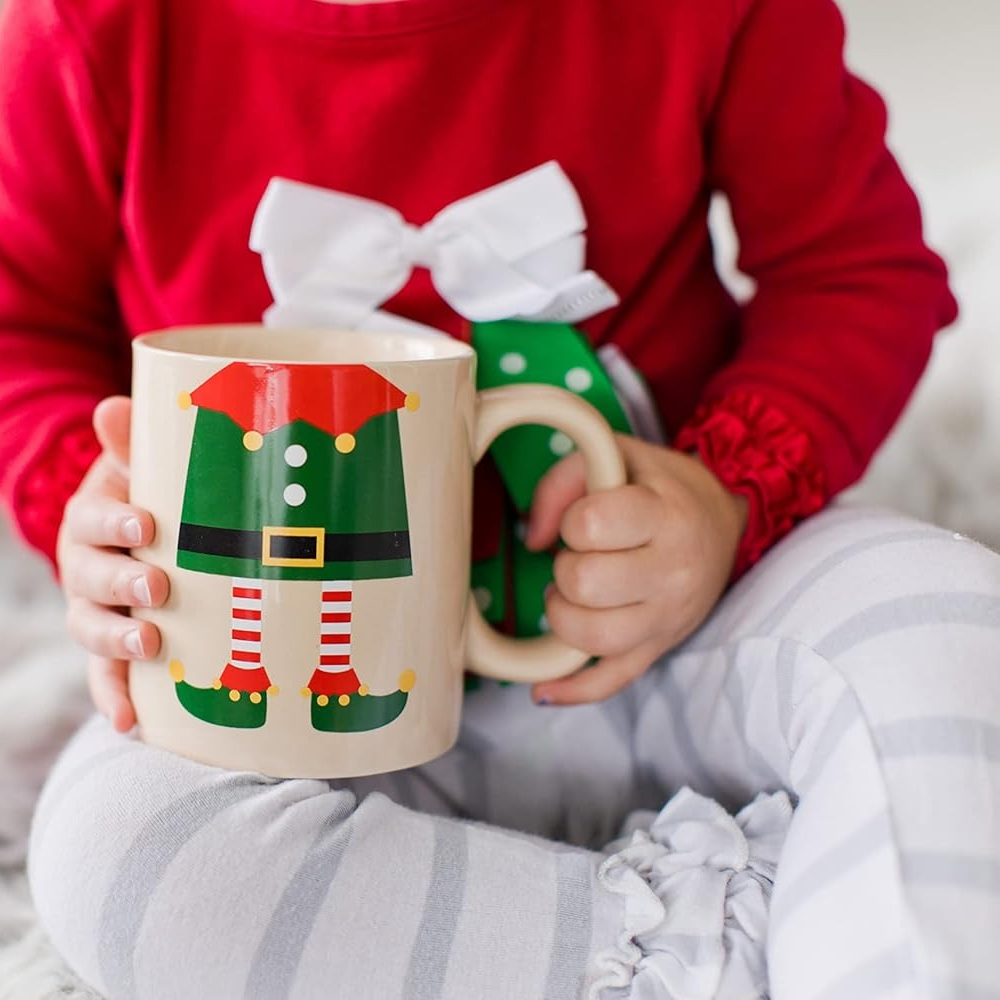 Set Of 2 Matching Christmas Mugs