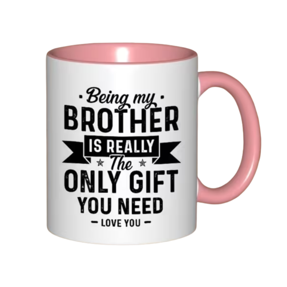 Brother Appreciation Quote Print 11oz Ceramic Coffee Mug