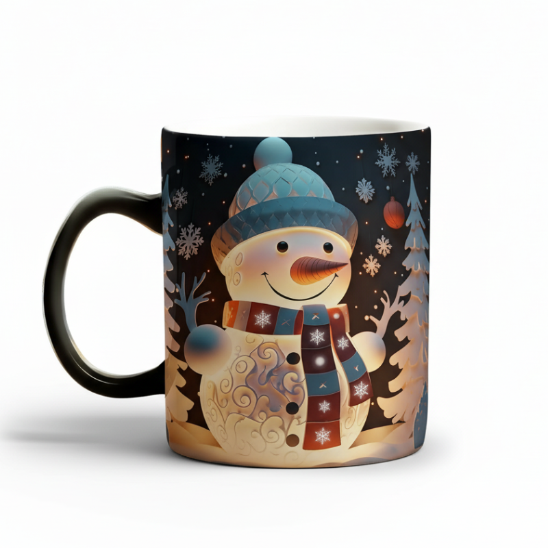 Christmas Themed Color Changing Ceramic Coffee Mug