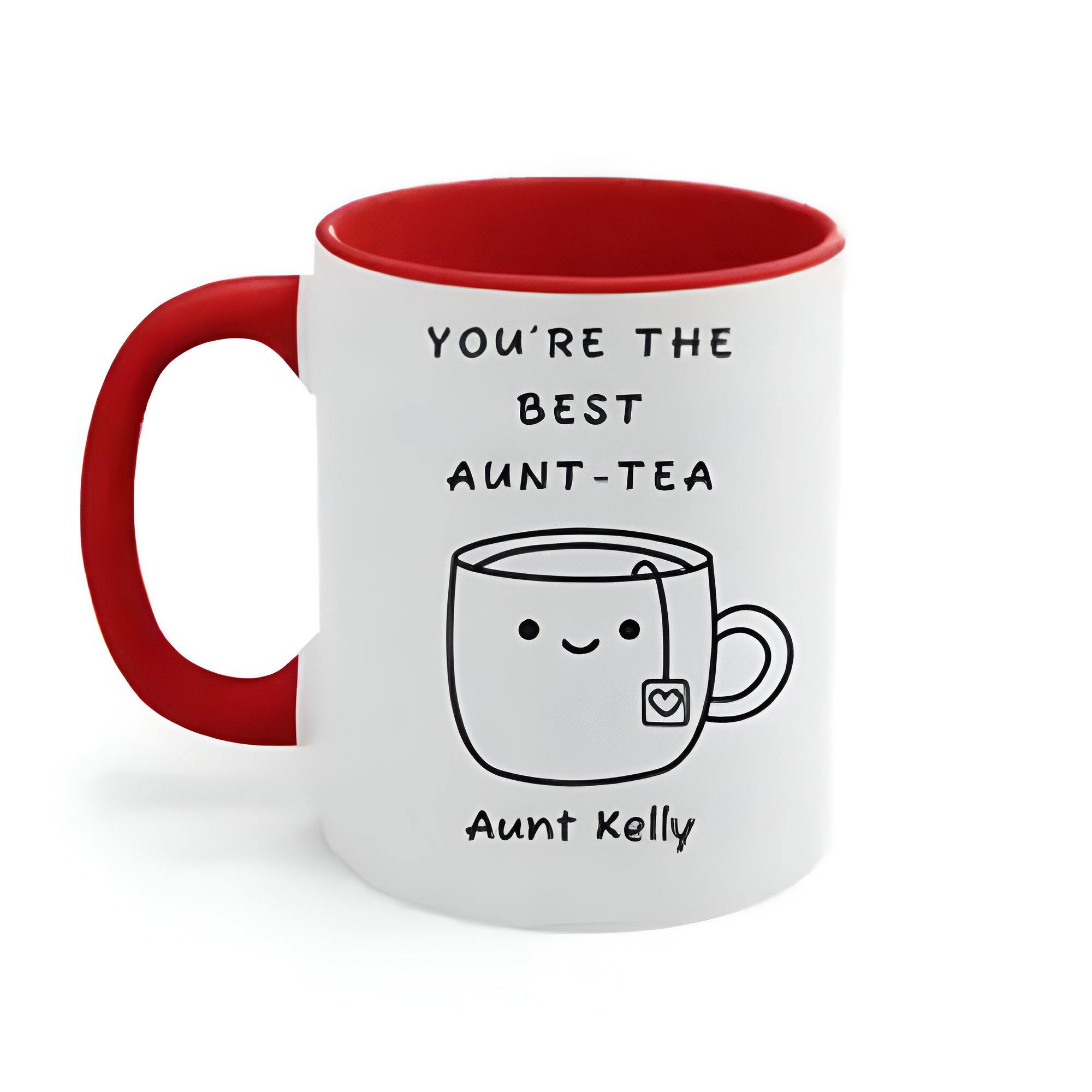 Personalized Aunt Mug With Double Sided Print