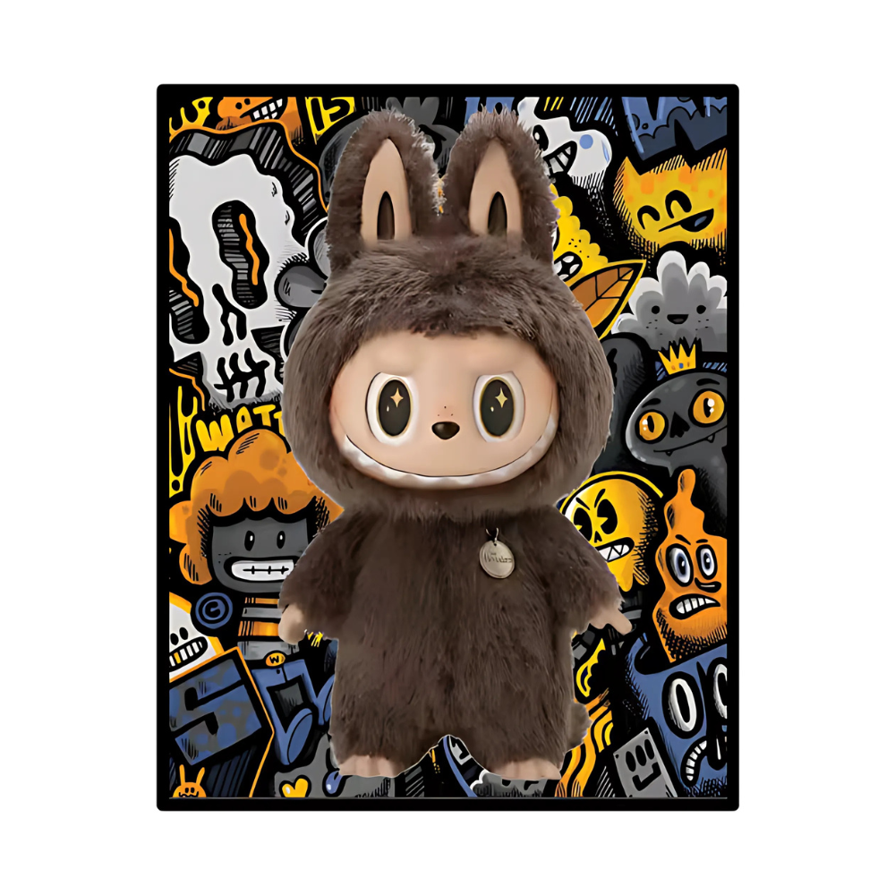 Labubu Urban Doodle Art Mug-Mineral Mug