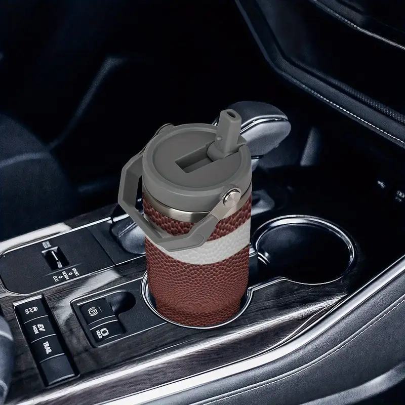 30 Oz Vacuum Insulated Stainless Steel Travel Tumbler With Handle