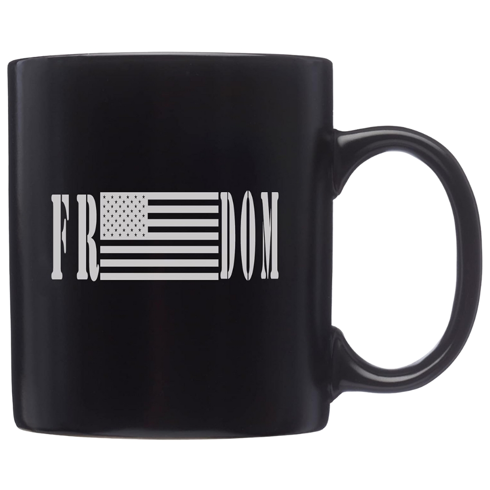 Patriotic Freedom Coffee Mug Novelty Cup Great Gift Idea
