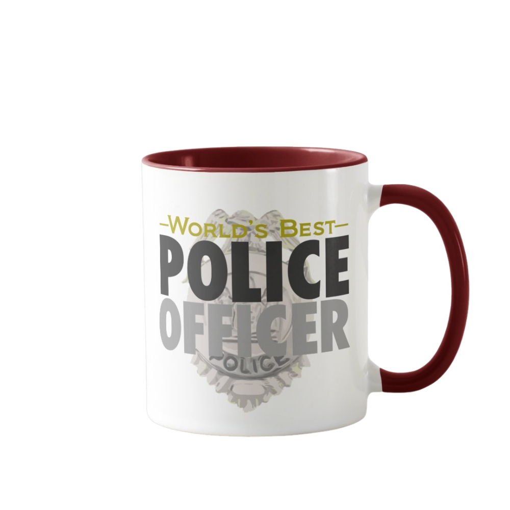 Worlds Peak Police Officer Coffee Mug