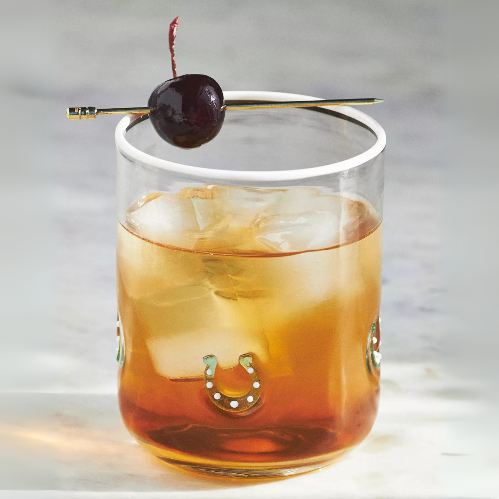 Embossed Glass Tumbler-Mineral Mug