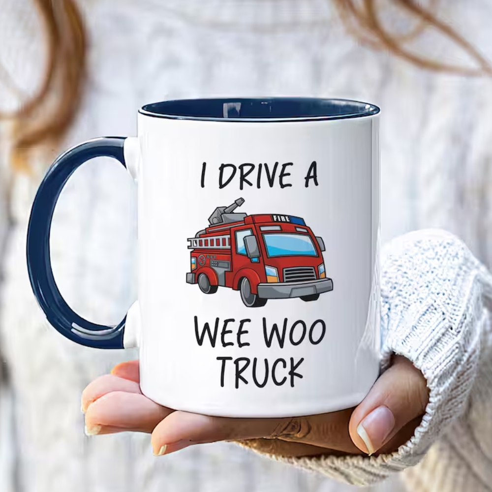 Personalized Firefighter Mug - Unique Funny Gift for Firefighter Graduation, Retirement