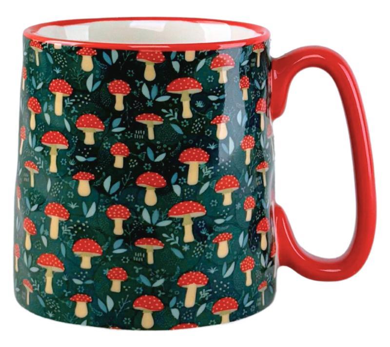 Pack Of 4 Strawberry Street Bella Printed Mug Set