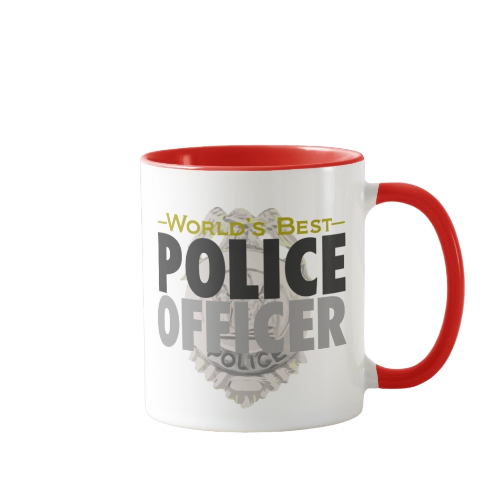 Worlds Peak Police Officer Coffee Mug