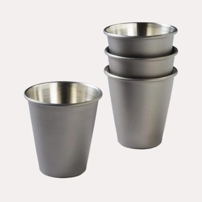 Gunmetal Stainless Steel Glasses-Mineral Mug